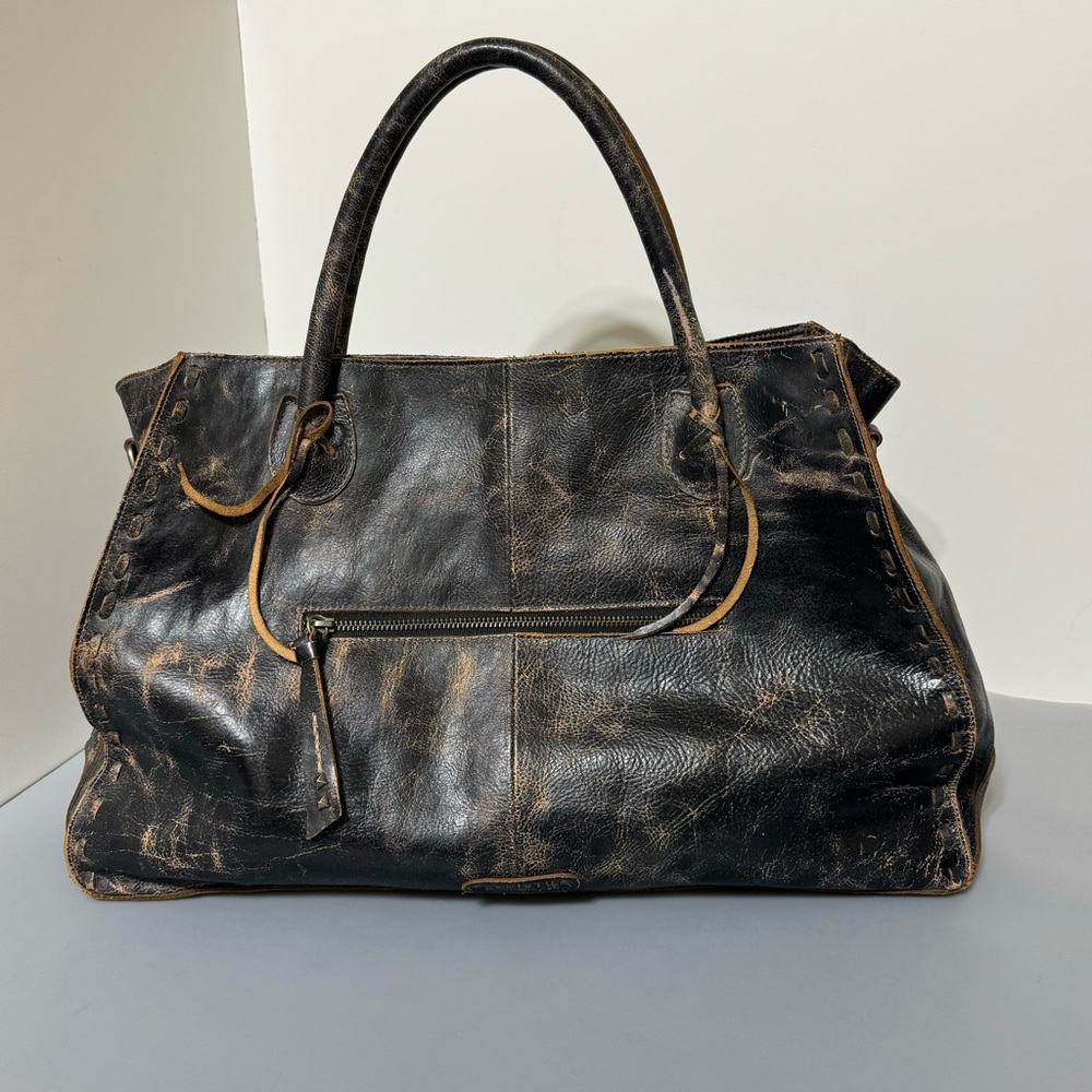 BedStu Rockaway Handbag, Black Lux Color